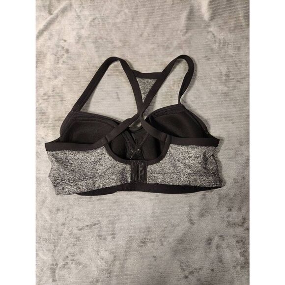 Victoria’s Secret VSX Sport Charcoal Gray Adjustable Racerback Sports Bra Womens - Picture 2 of 3